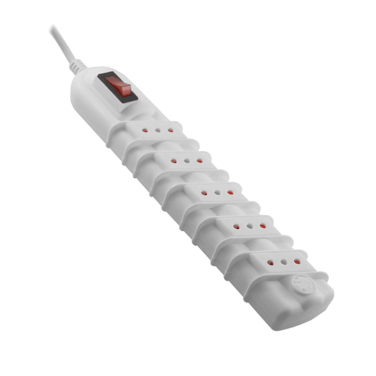 Alargador 5 posiciones con interruptor 3 - 5 Mt Rittig