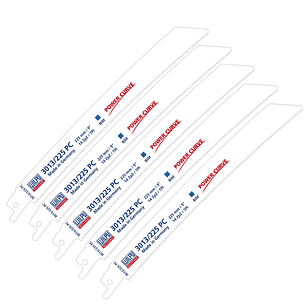 Set 5 Pzs Hojas sierra Sable Acero / Inox 3013/225 PC Wilpu