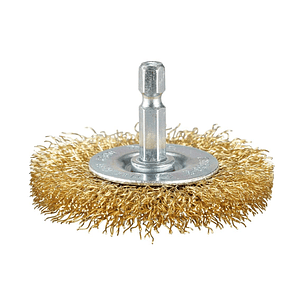 Grata rueda alambre revestido 38mm 1/4