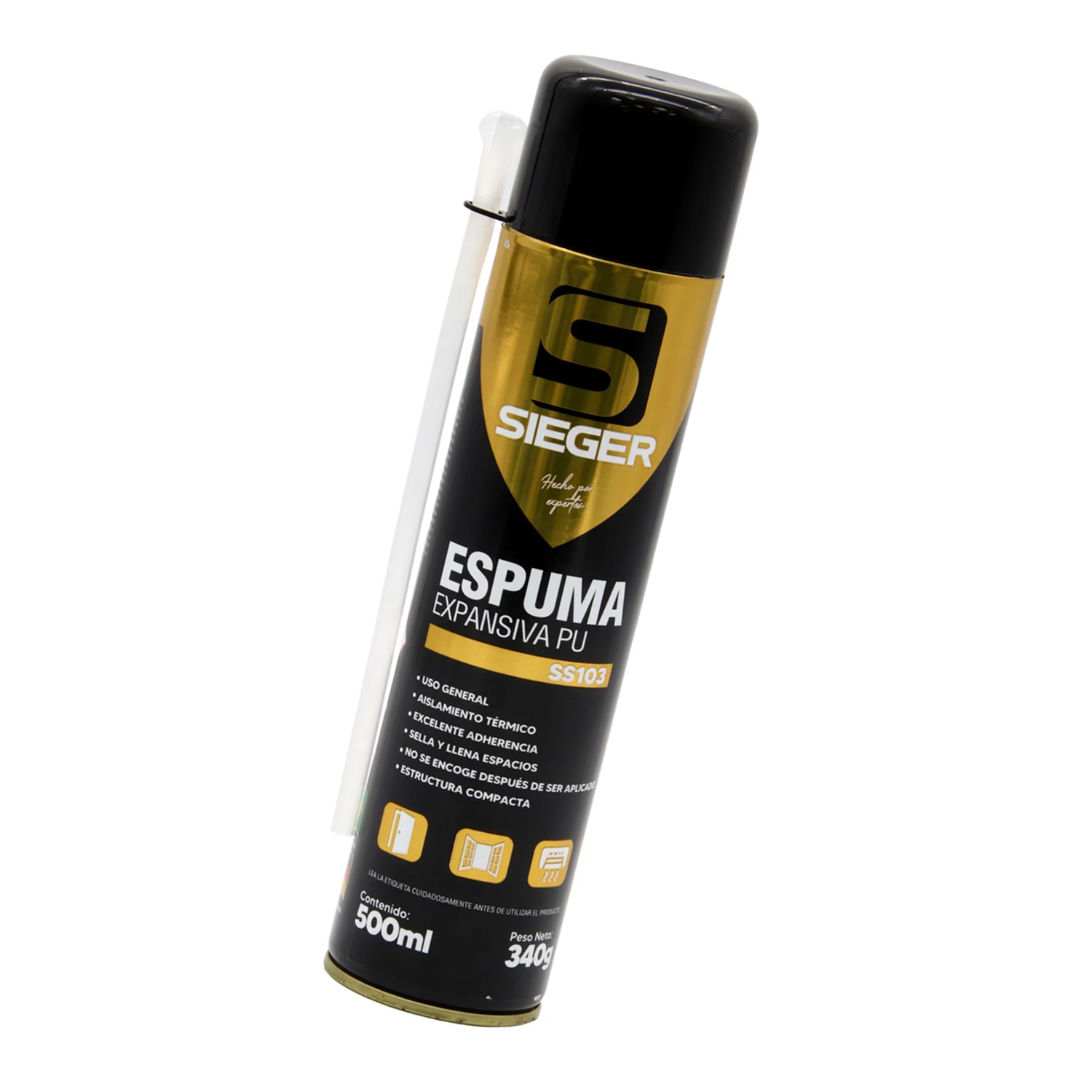 Espuma expansiva PU 500ml / 340G SS103 Sieger 1