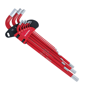 juego 9 Pcs. llaves Hex largas W022031WE  Workpro