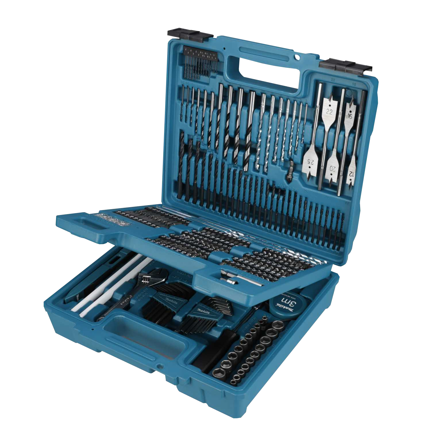 Set 256 Pzs. Accesorios y herramientas E-11689 Makita 1