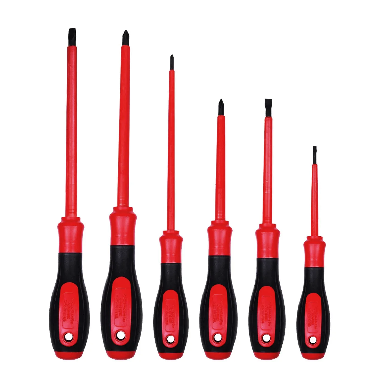 Set 6 Pzs. Destornilladores Aislados 1000v IEC 44315/406 Pro Tramontina 1