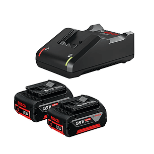 Set 2 Baterias 4.0Ah + Cargador 18v Starterkit Bosch