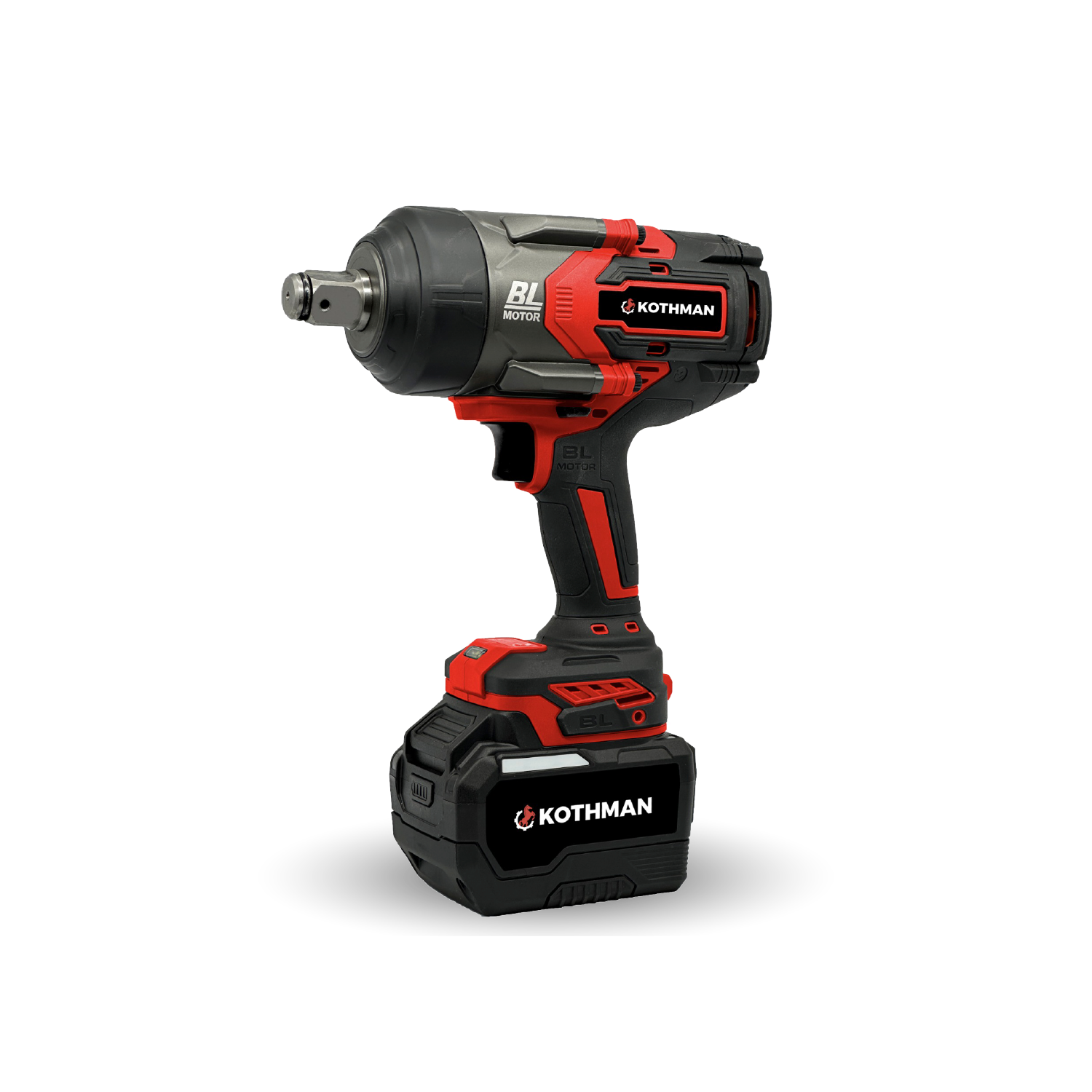 Llave de impacto inalámbrica 3/4 21v Sin carbones IWK1500 Kothman 1