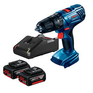 Taladro Percutor inalámbrico 18V GSB 180-LI + Kit de baterias Bosch