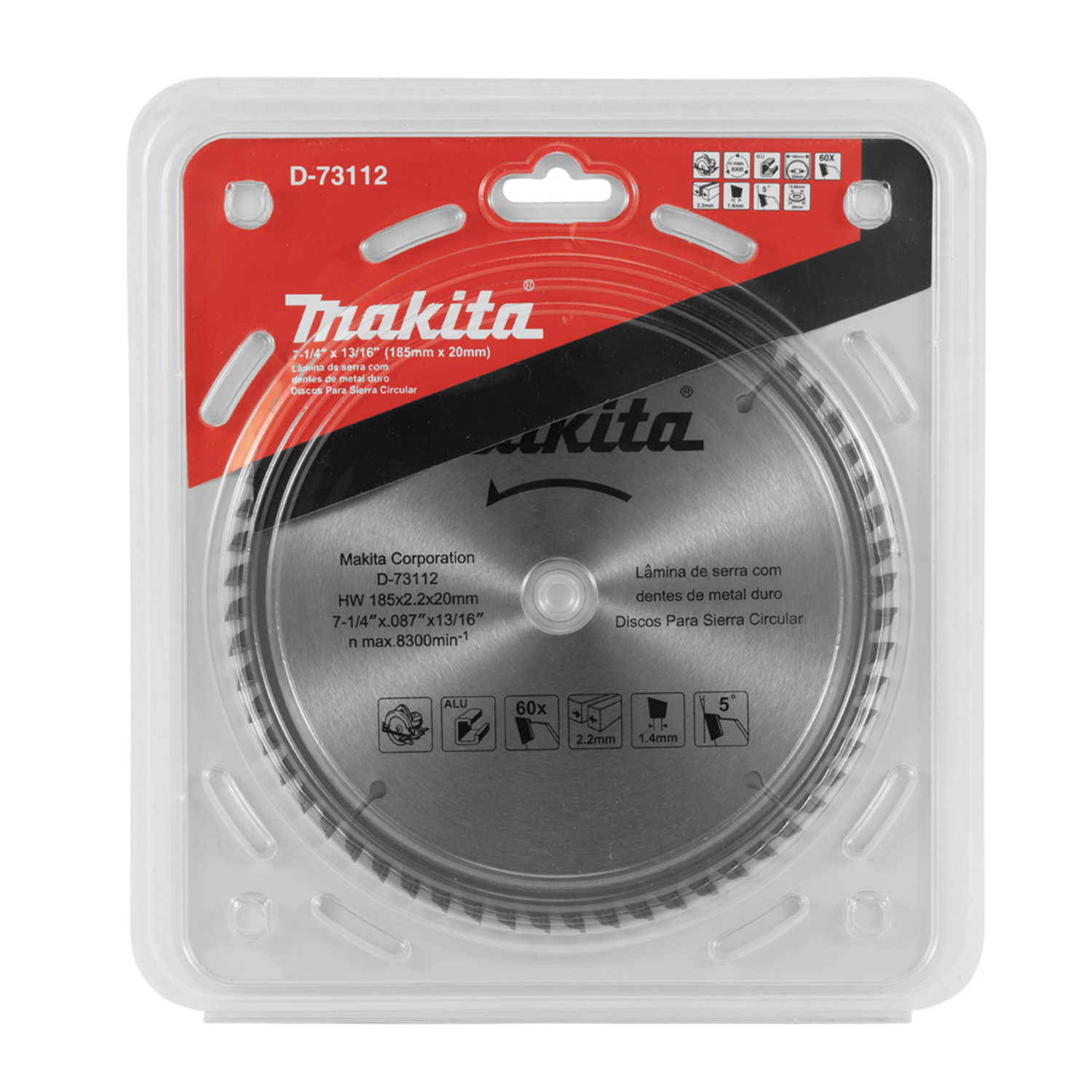 Disco de sierra Aluminio 7 1/4