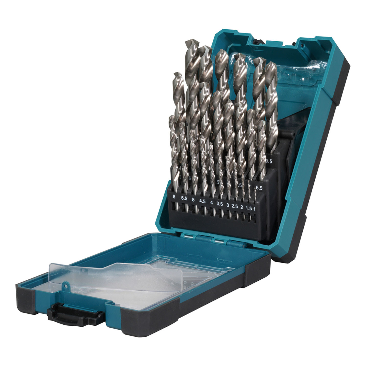 Set 25 Pzs Brocas metal HSS-GS 1-13 mm D-78368 Makita 1