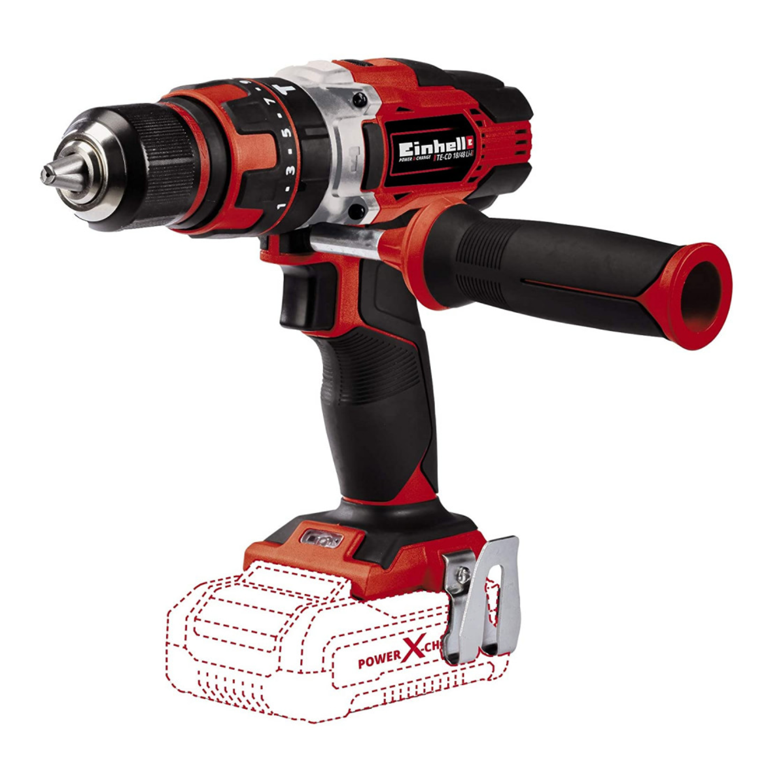 Taladro percutor inalambrico 18v 13mm TE-CD 18/48 LI - SOLO Einhell 1