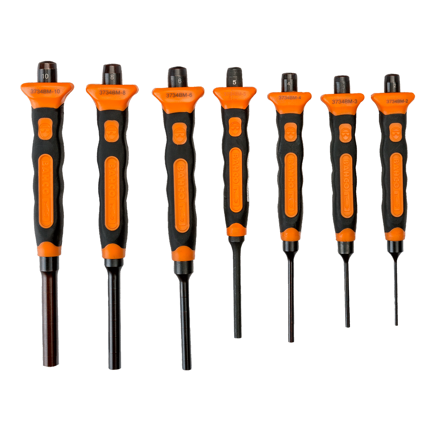 Juego 7 Pzs Botadores cilindricos 3734BMS/7 Bahco 1