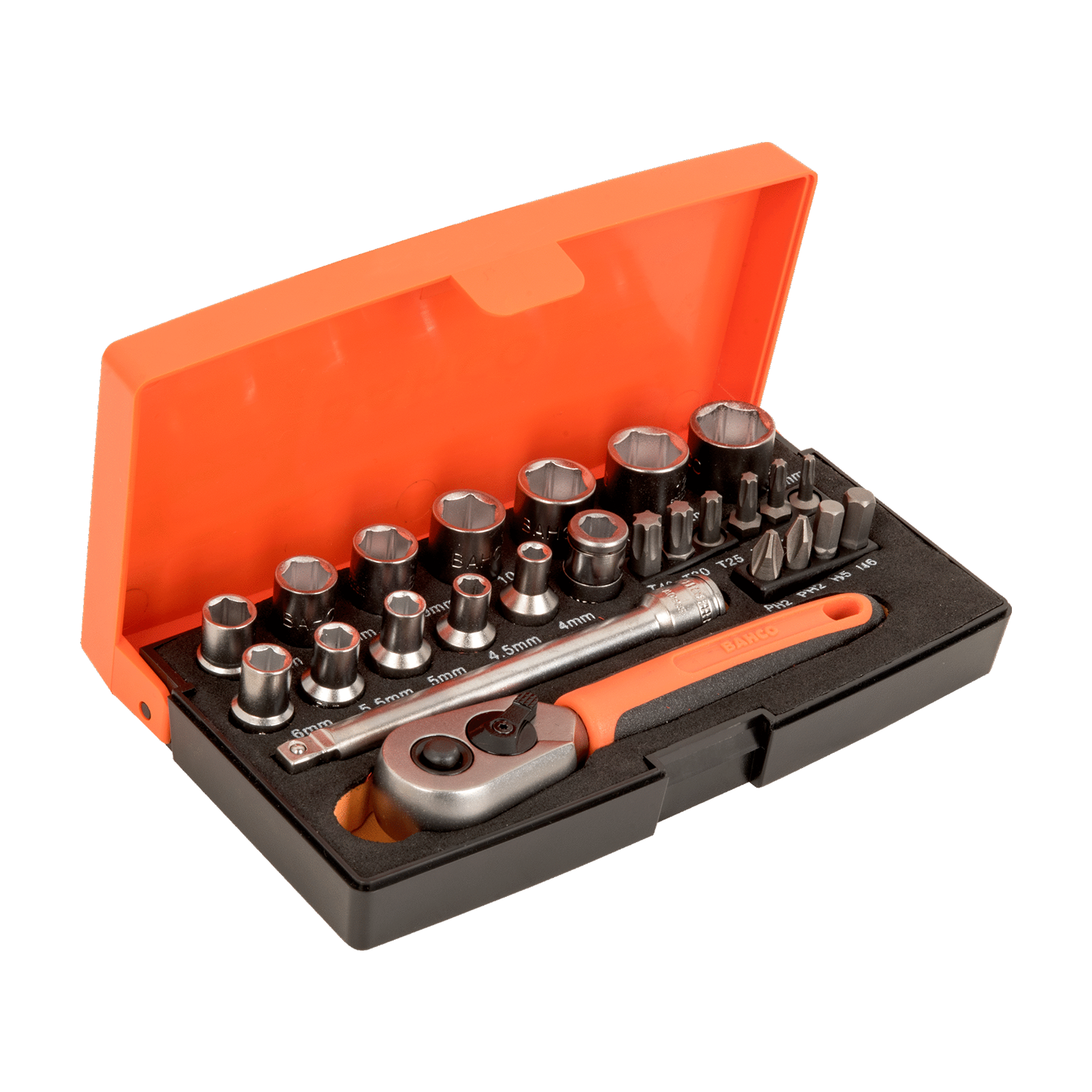 Juego 25 Pzs. Dados y puntas 1/4