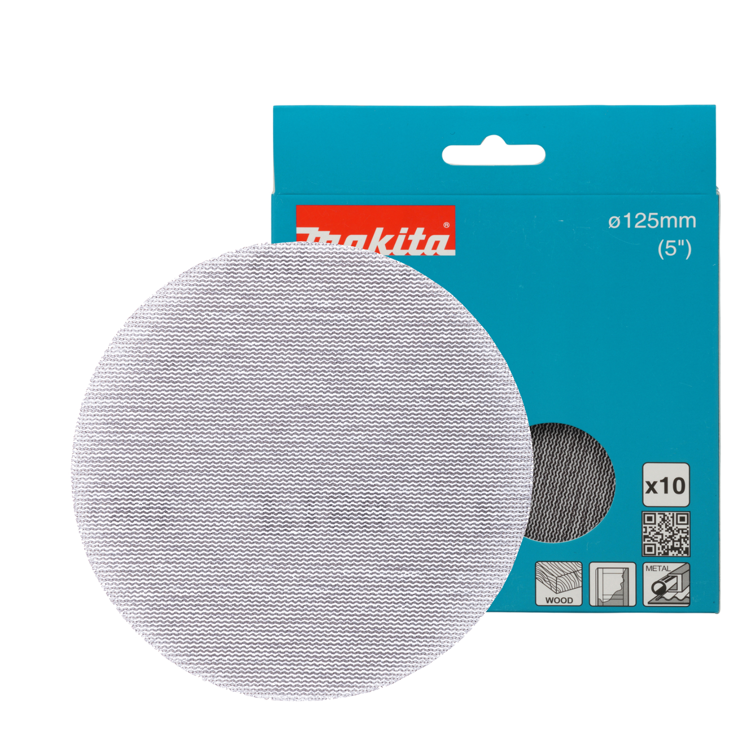 Lija velcro con malla abrasiva madera / metal / yeso Makita 1