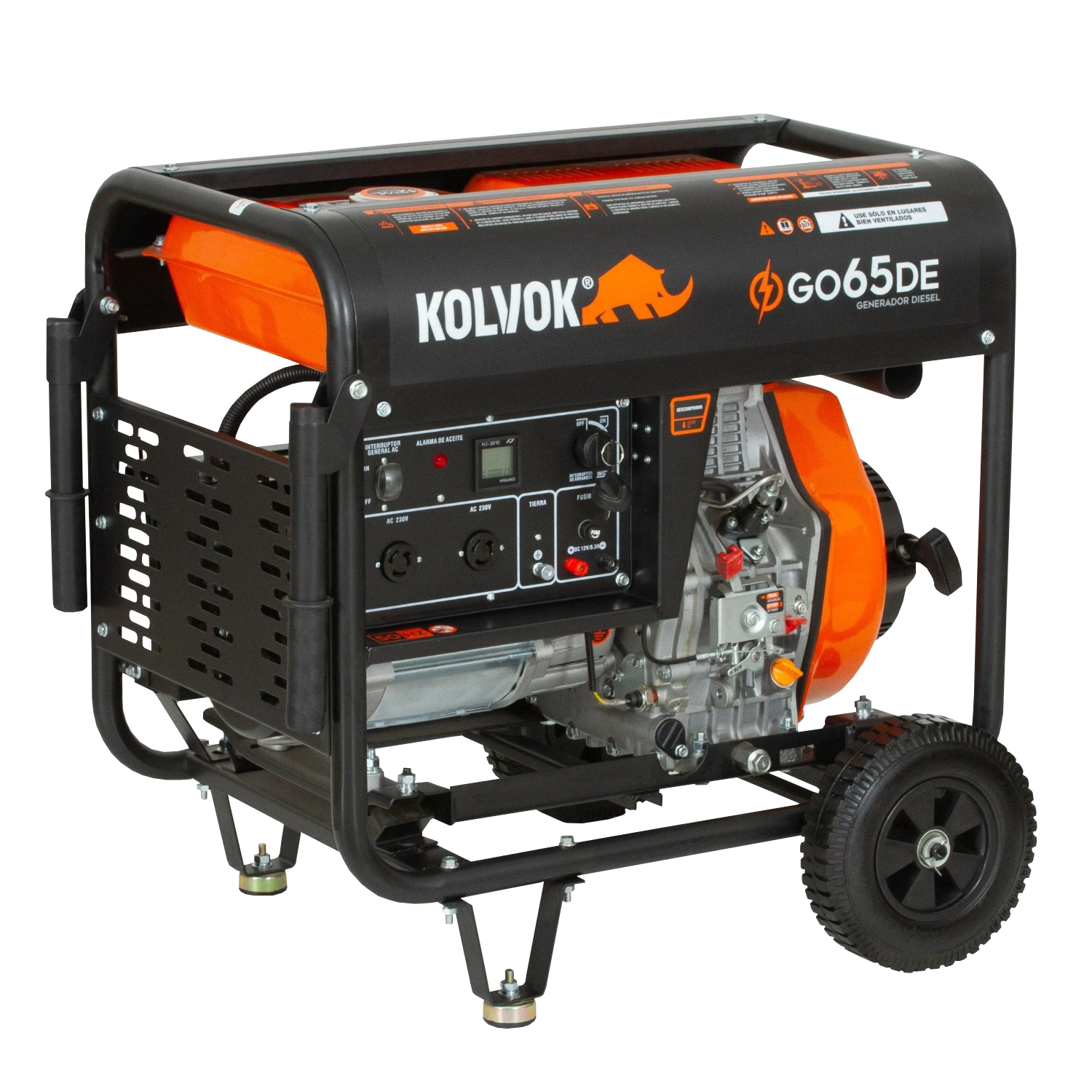 Generador Diesel mono 6.5Kva GO65DE Kolvok 1