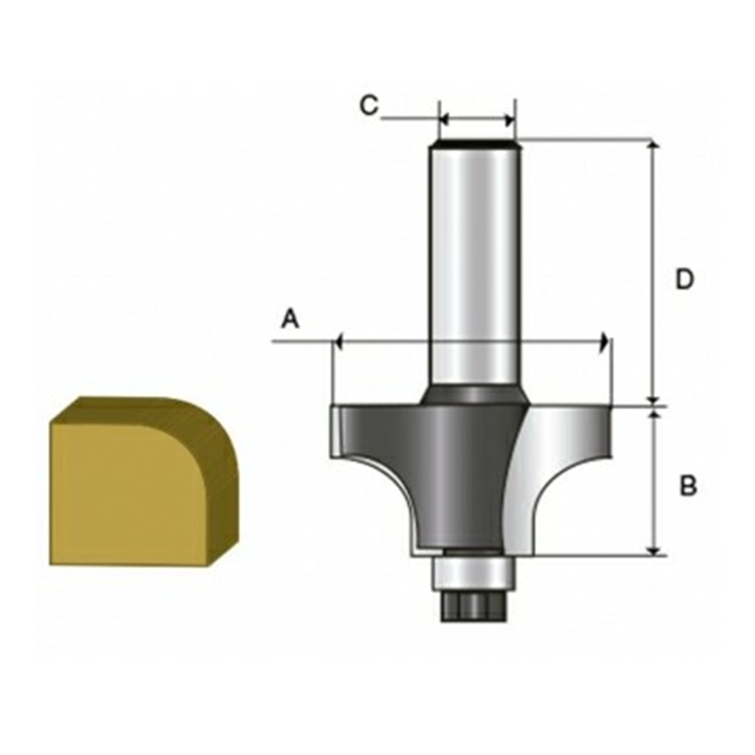 Fresa R34 1.12x2-1116 D-69808 Makita 1