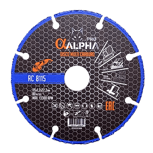 Disco de corte multimaterial 4 1/2