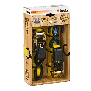 Pack 2 Pzs Slingas de amarre 5 Mt 500kg LC250DAN KWB Einhell