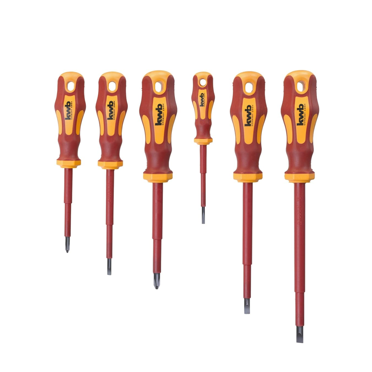 Set 6 Pzs destornilladores aislados 1000v 49140870 KWB Einhell 1