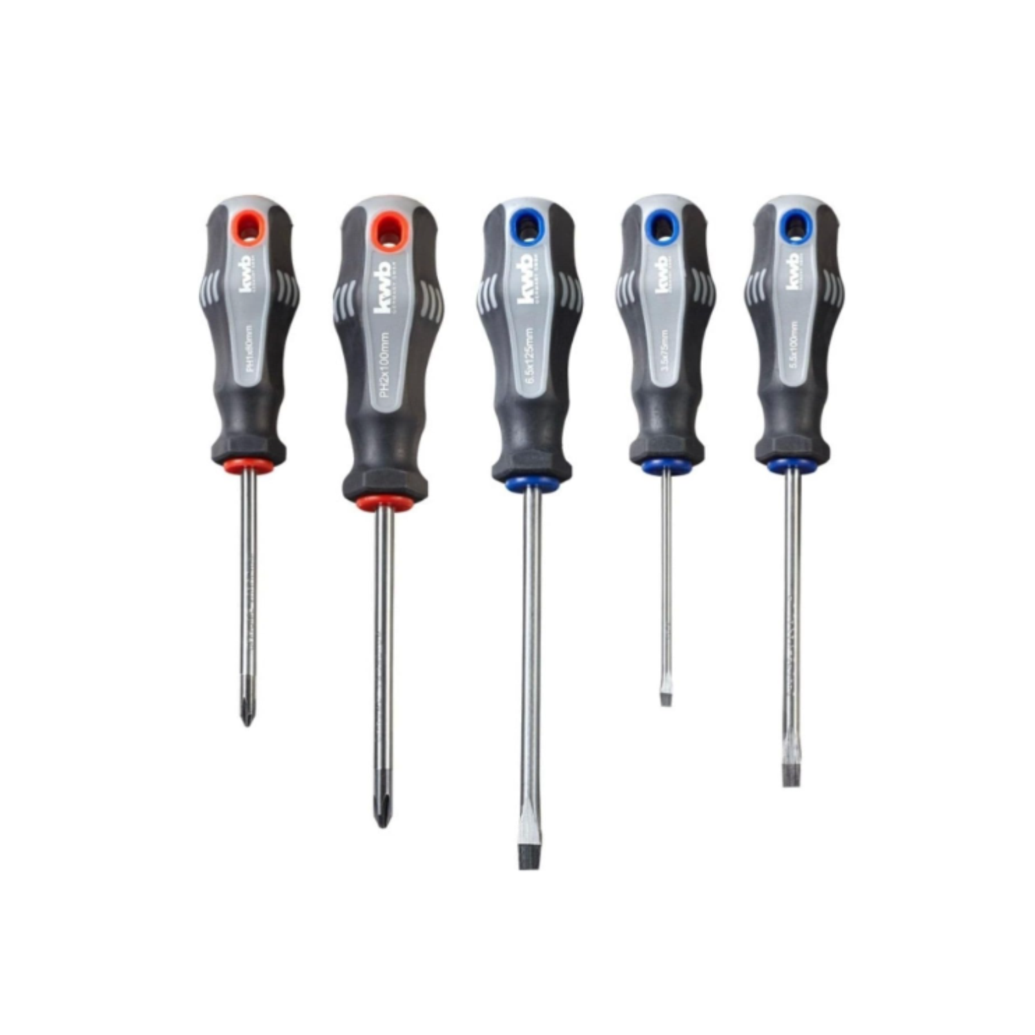 Set 5 Pzs Destornilladores magneticos 49665205 KWB Einhell 1