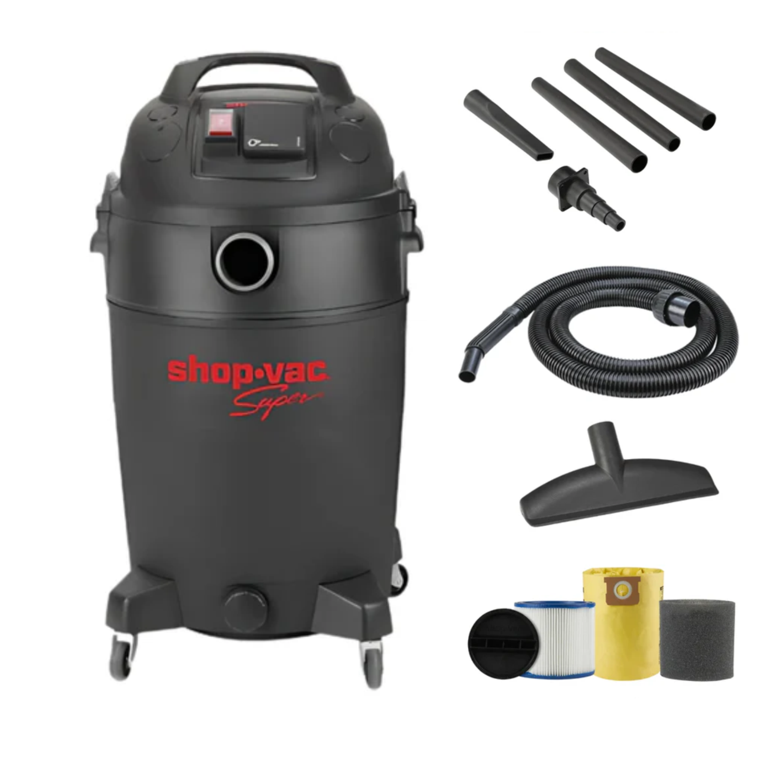 Aspiradora Húmedo / Seco 60Lts Filtro Hepa 1800w SHOP-VAC 1