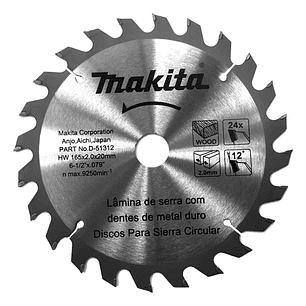 Disco de sierra 6-1/2