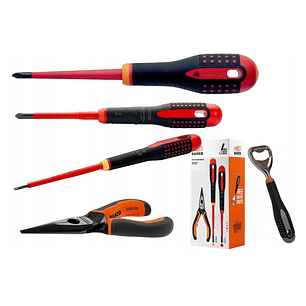 Set destornilladores Aislados + Alicate ORIG-2430-BESL3 Bahco