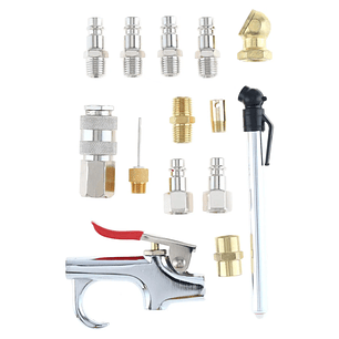 Set 14 Pzs. accesorios para compresor 1023802 Indura