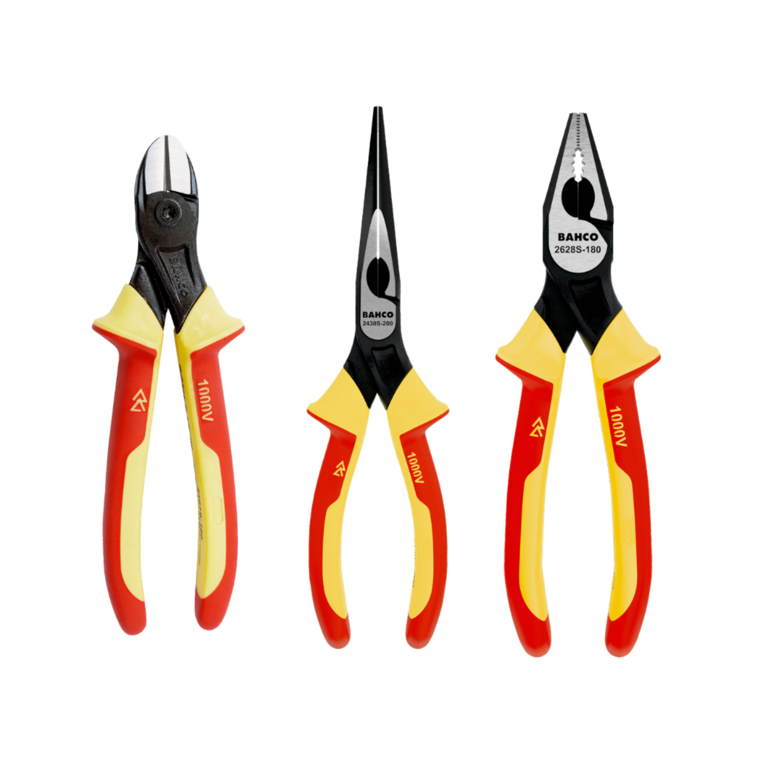 Set 3 Pzs Alicates aislados ERGO 9897S/3 Bahco 1