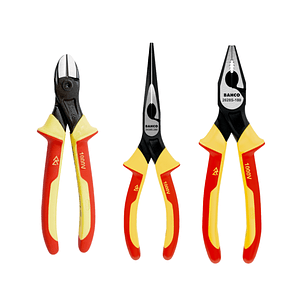 Set 3 Pzs Alicates aislados ERGO 9897S/3 Bahco