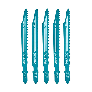 Set 5 Pzs Hojas para caladora Hss Super express B-06476 Makita
