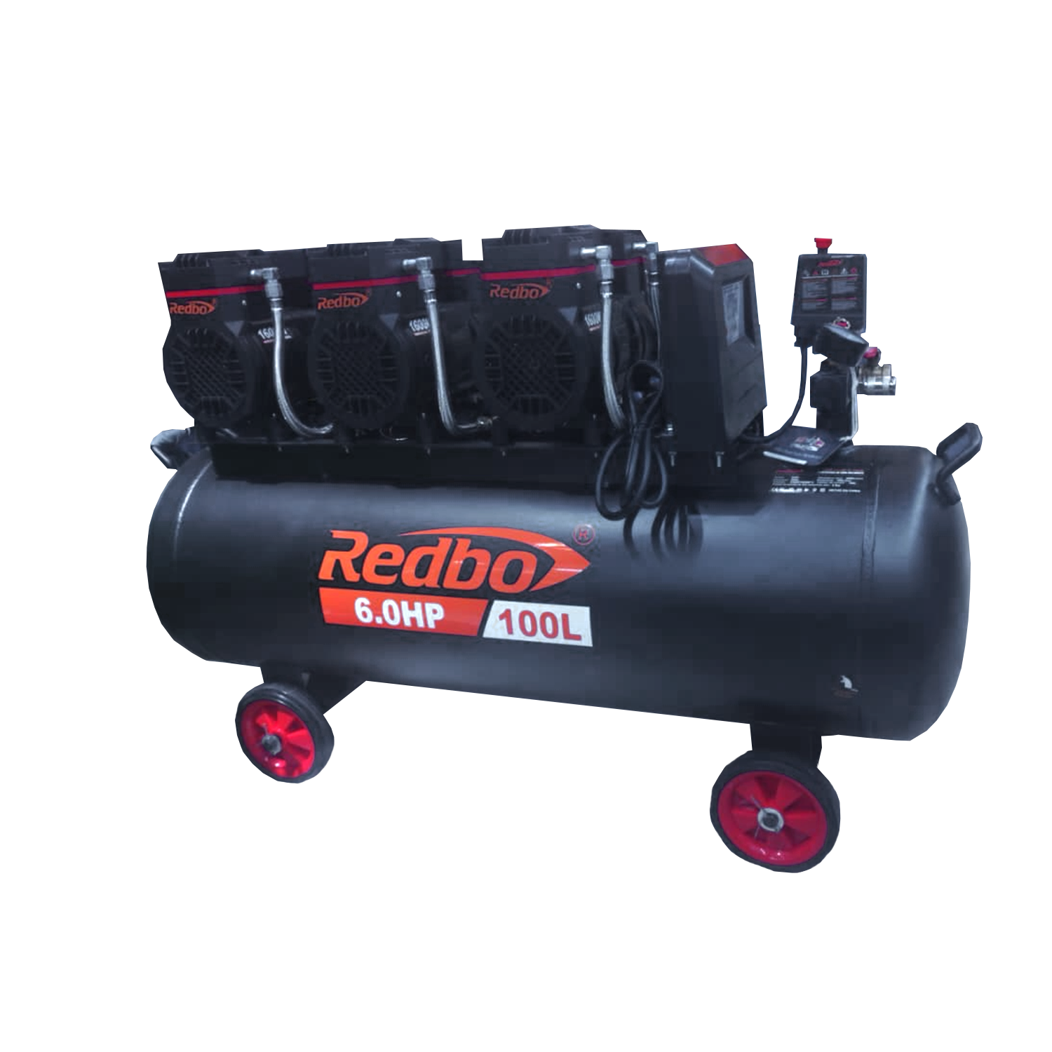 Compresor silencioso libre de aceite 100Lt 6Hp ACN-1600 Redbo 1