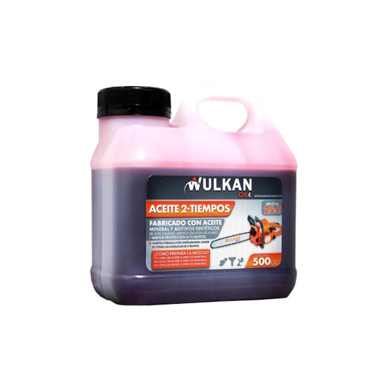 Aceite 2t 500cc Wulkan 1