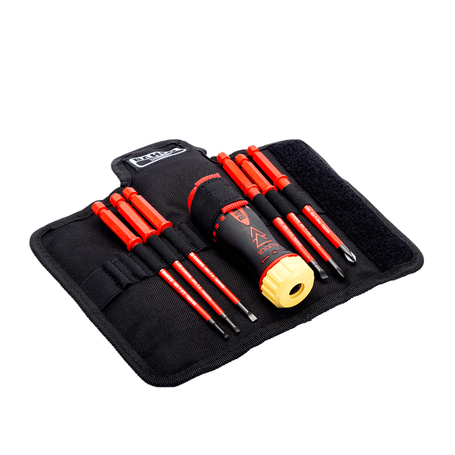 Set 6 Pzs Destornilladores aislados con carraca 808061 Bahco 1