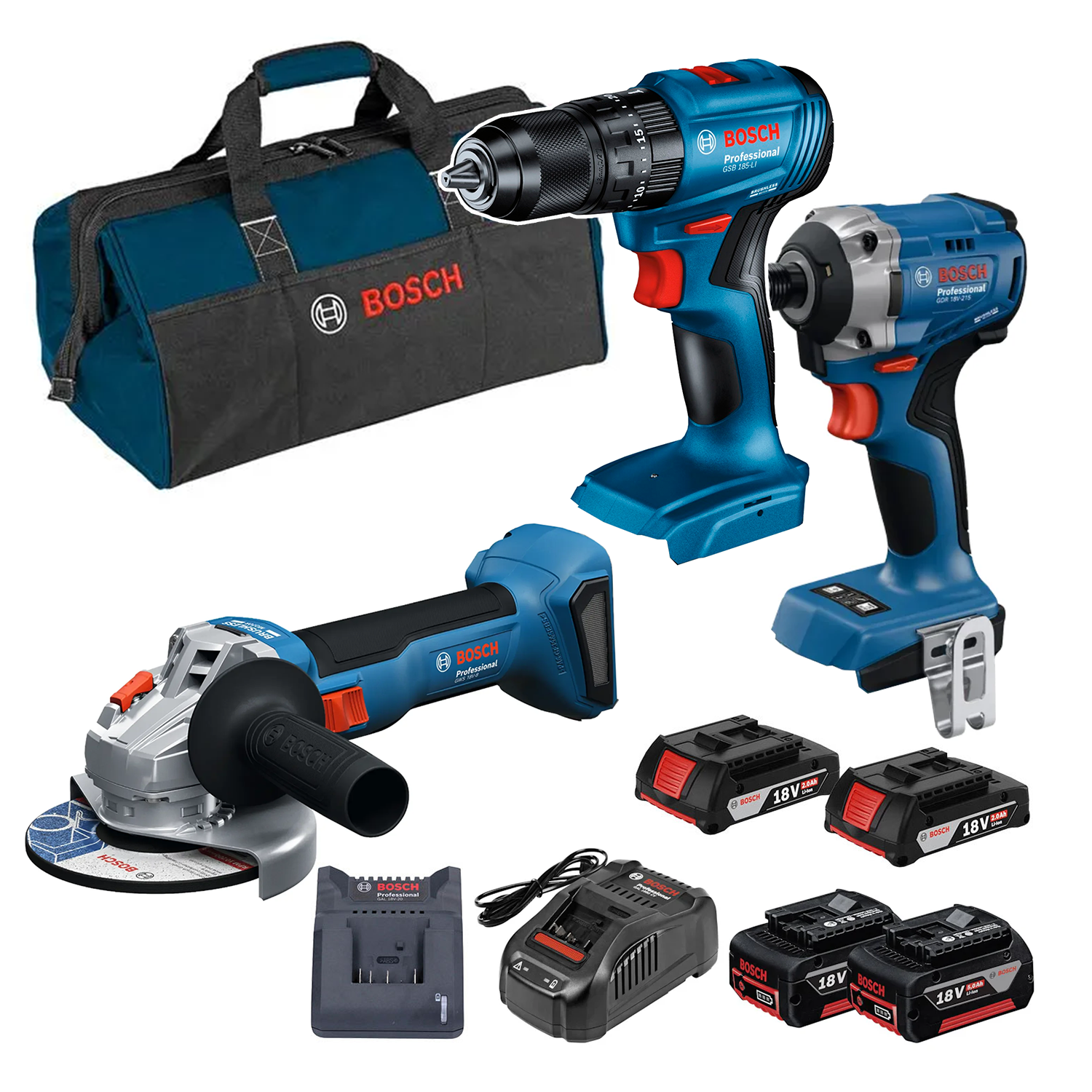 Combo maestro equipos inalambricos 18v Bosch 1