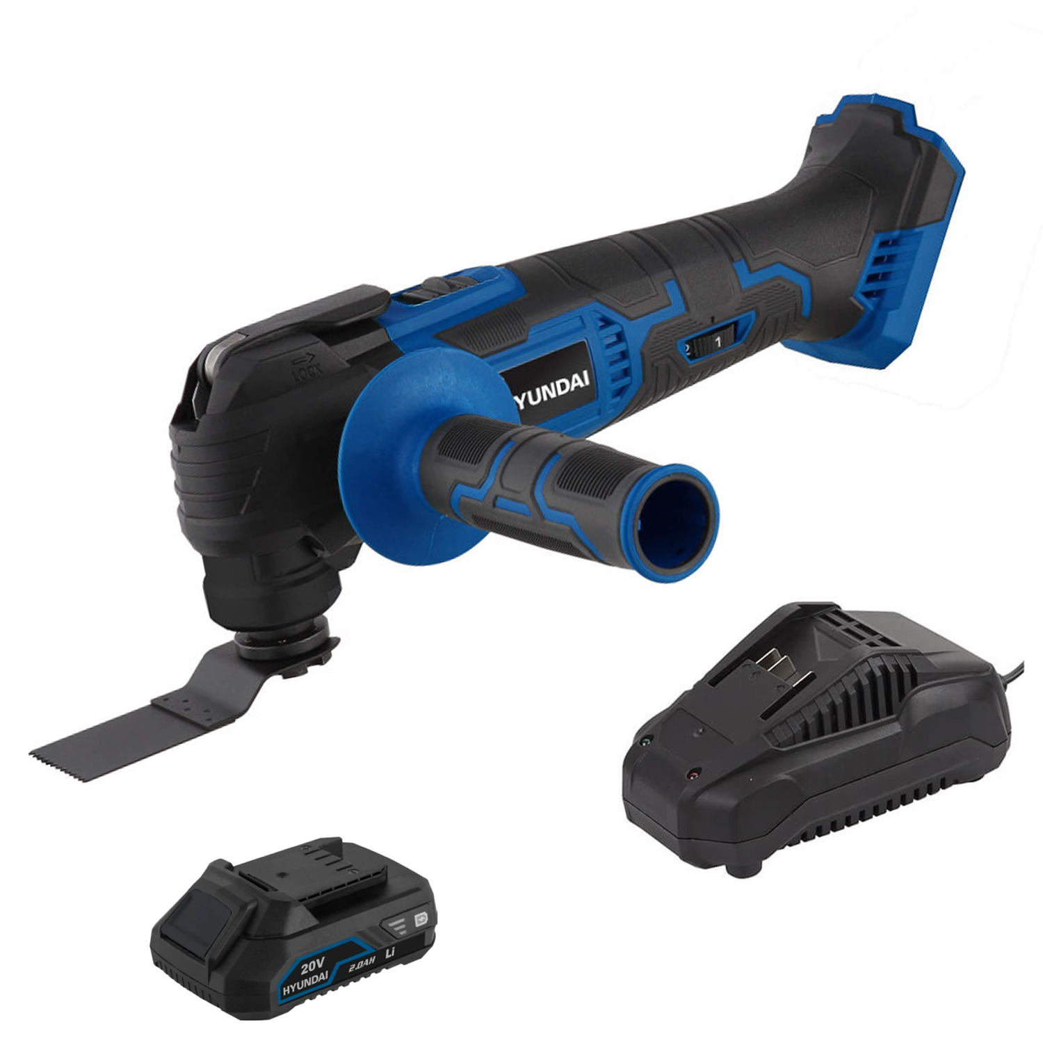 Kit Multiherramienta inalámbrica + batería 2.0ah y cargador 20v 81KITM777-1 Hyundai 1