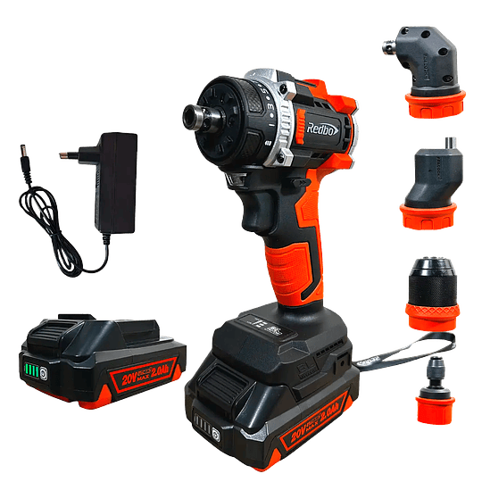 Taladro multifuncional inalámbrico 5 en 1 20v max RB-20PBLSS Redbo