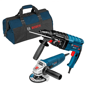 Kit rotomartillo SDS Plus 820W + Esmeril angular 4-1/2