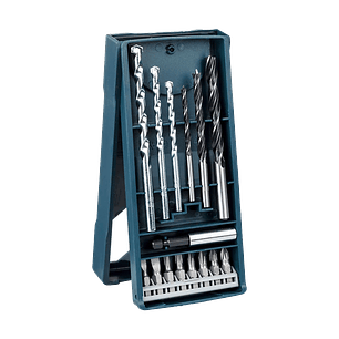 Set 15 pzs. brocas y puntas mini x-line Bosch