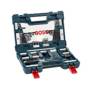Set 91 pzs. brocas, puntas y dados V-line Bosch