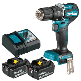 Taladro percutor inalámbrico 18V BL 13mm DHP487RFX4-1 Makita