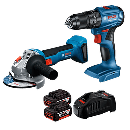 Combo taladro + esmeril inalámbrico 18v Bosch