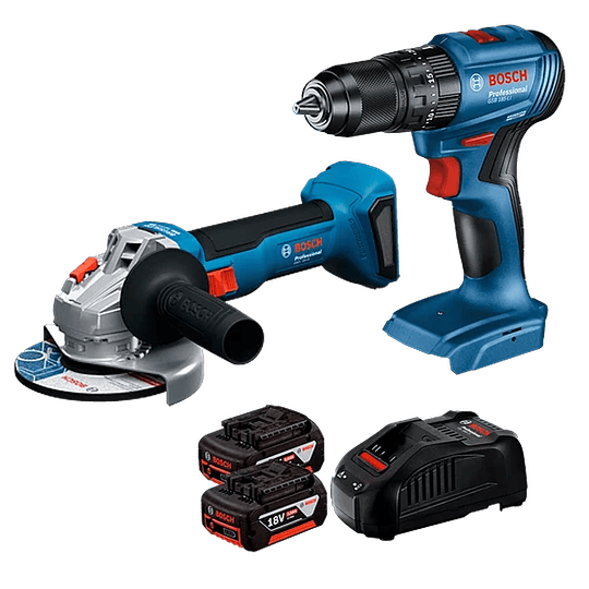 Combo taladro + esmeril inalámbrico 18v Bosch