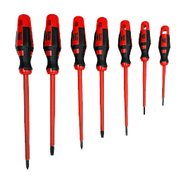 Set 7 Pzs destornilladores aislados 1000v 800IEC/7-RN  Bahco