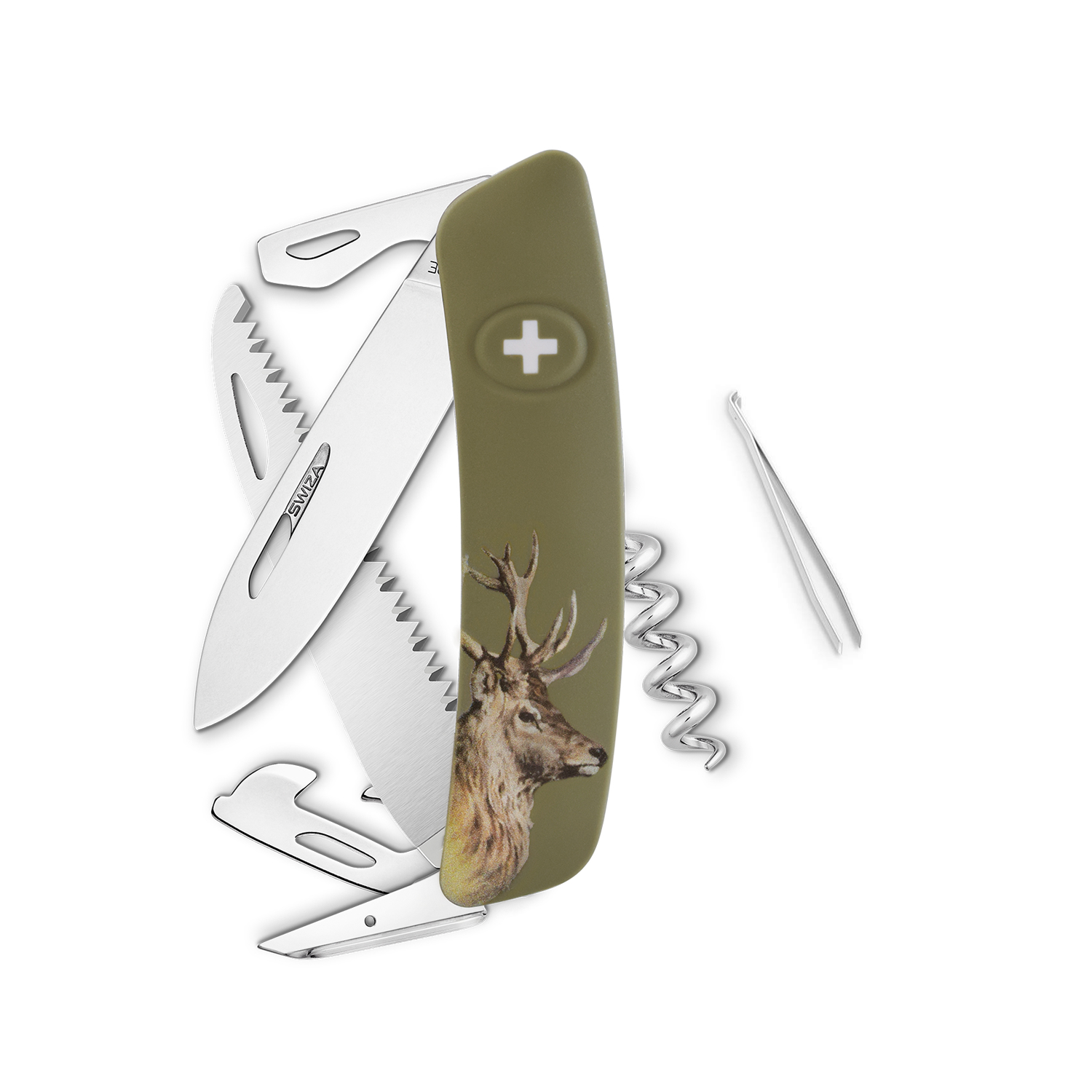 Navaja suiza 12 funciones ciervo D05 Swiza 1