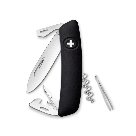 Navaja Suiza 11 funciones D03 Negro Swiza