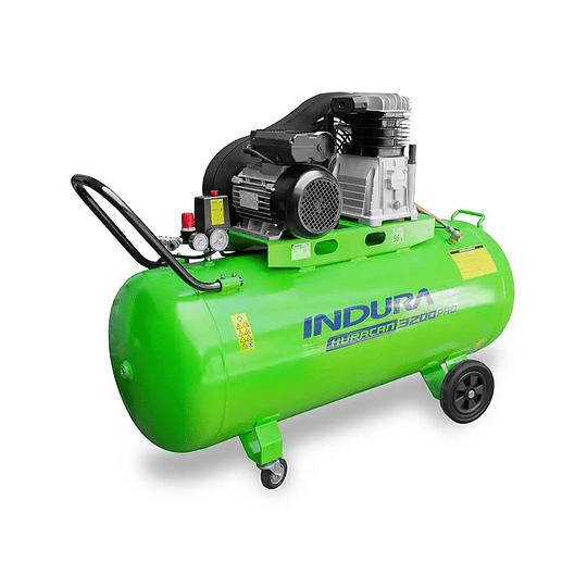 Compresor de aire 200lt 3 Hp Huracán 3200 pro Indura