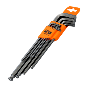 Juego 9 pzsllaves hex allen largas con bola métricas fosfatado BE-9770 Bahco