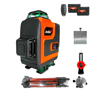Nivel Laser 4x360° laser verde RB-4D-16 Redbo