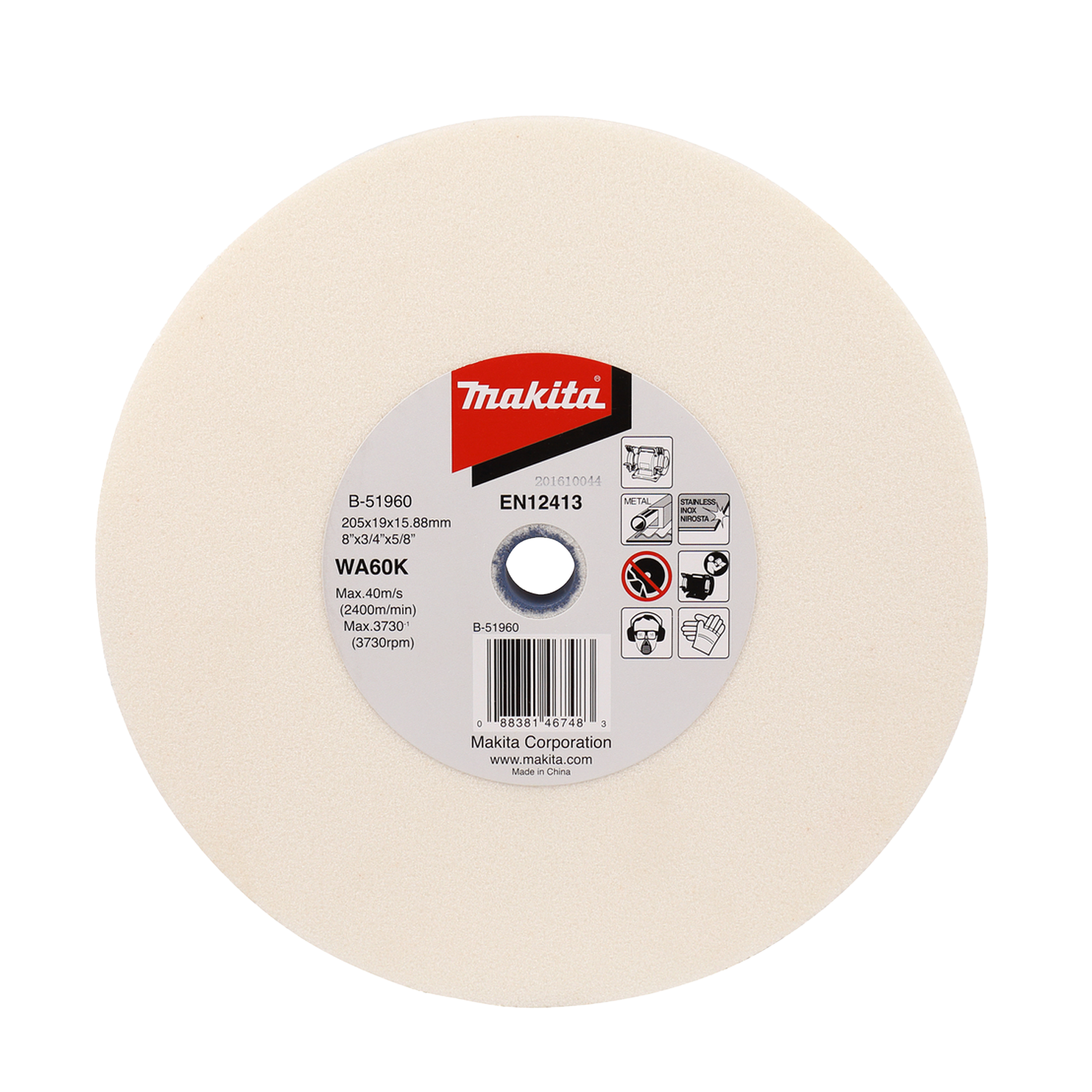 Disco piedra esmeril de banco 8