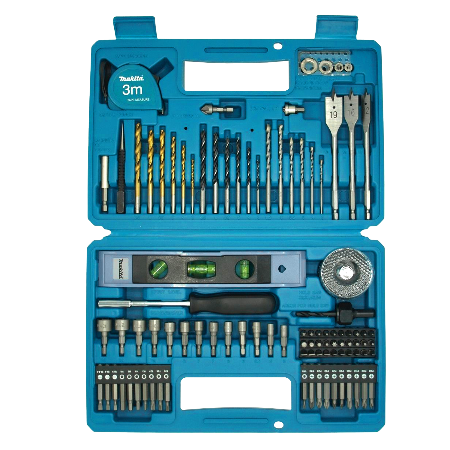Set Accesorios y Herramientas Manuales 102 pcs E-10730 Makita 1