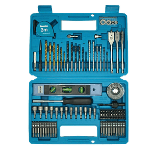 Set Accesorios y Herramientas Manuales 102 pcs E-10730 Makita